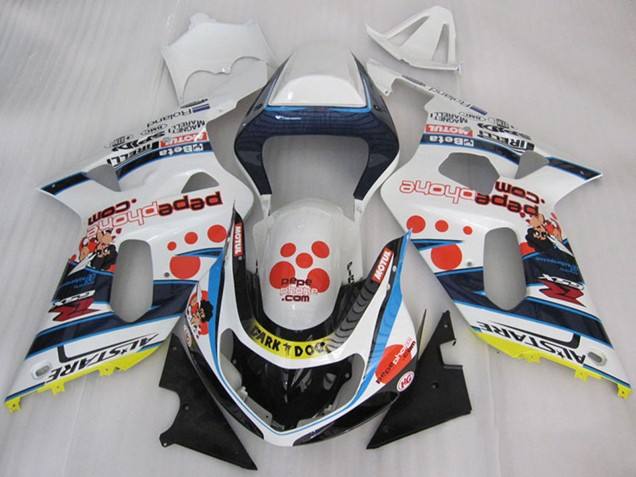 Discount 2001-2003 White Blue Red Yellow Black Dark Dog Suzuki GSXR 600 Motorcycle Fairings Canada