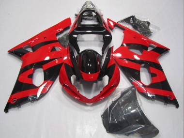 Discount 2001-2003 Red Glossy Black Suzuki GSXR 600 Motorcycle Fairings Canada
