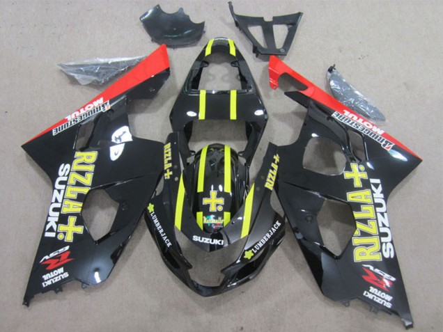 Discount 2004-2005 Glossy Black Red Yellow Rizla Suzuki GSXR 600 Motorcycle Fairings Canada