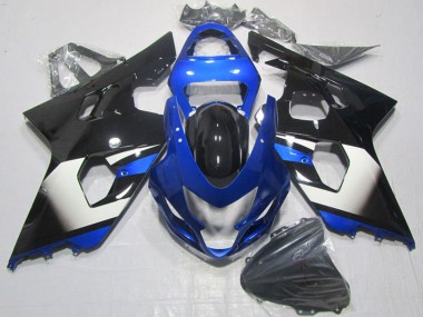 Discount 2004-2005 Blue White Black Suzuki GSXR 600 Motorcycle Fairings Canada