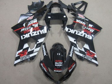 Discount 2004-2005 Glossy Black Red White Telefonica MoviStar Suzuki GSXR 600 Motorcycle Fairings Canada