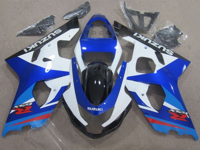 Discount 2004-2005 White Blue Red Suzuki GSXR 600 Motorcycle Fairings Canada