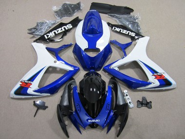 Discount 2006-2007 White Blue Black Red Suzuki GSXR 600 Motorcycle Fairings Canada