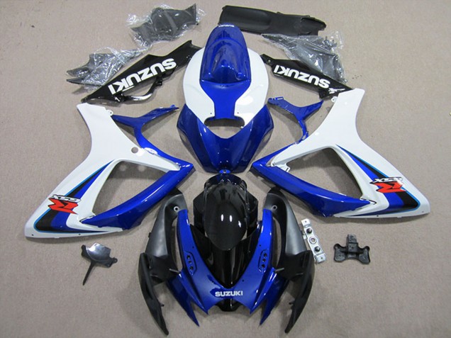 Discount 2006-2007 White Blue Black Red Suzuki GSXR 600 Motorcycle Fairings Canada