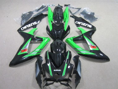 Discount 2006-2007 Green Glossy Black Red Suzuki GSXR 600 Motorcycle Fairings Canada