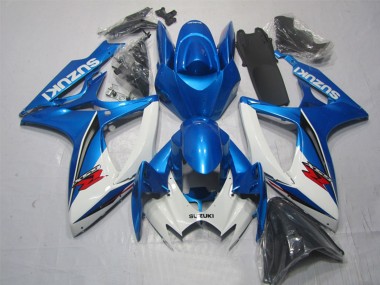 Discount 2006-2007 White Blue Red Suzuki GSXR 600 Motorcycle Fairing Canada