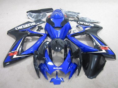 Discount 2006-2007 Blue White Glossy Black Red Suzuki GSXR 600 Motorcycle Fairing Canada