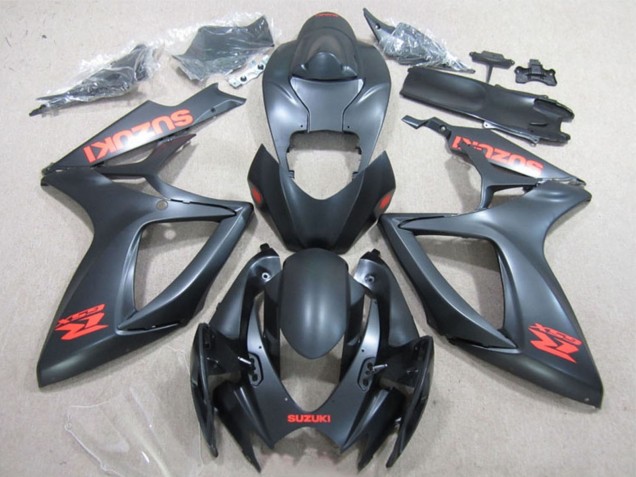 Discount 2006-2007 Matte Black Red Decal Suzuki GSXR 600 Motorcycle Fairings Canada