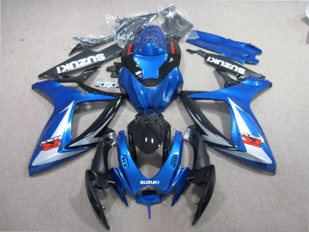 Discount 2006-2007 Blue White Glossy Black Red Suzuki GSXR 600 Motorcycle Fairings Canada