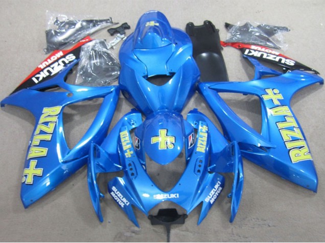 Discount 2006-2007 Blue Gold Red Rizla Suzuki GSXR 600 Motorcycle Fairings Canada