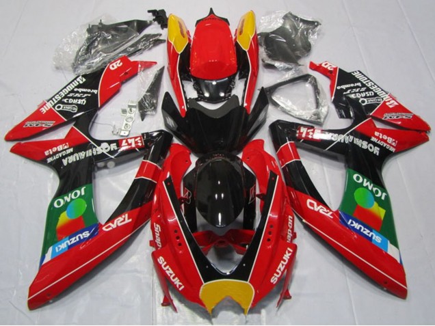 Discount 2008-2010 Red Orange Blue Green Black JOMO Suzuki GSXR 600 Motorcycle Fairings Canada