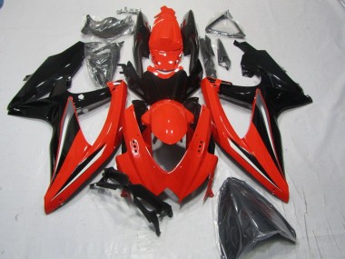 Discount 2008-2010 Red Black Suzuki GSXR 600 Motorcycle Fairings Canada
