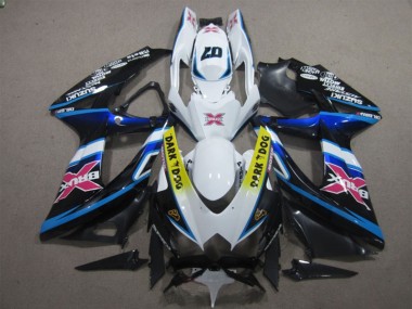 Discount 2008-2010 White Blue Black Yellow Dark Dog Pink X Suzuki GSXR 600 Motorcycle Fairings Canada