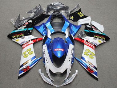 Discount 2011-2024 Blue White Red Black Rockstar 22 Suzuki GSXR 600 Motorcycle Fairings Canada
