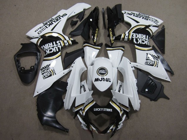Discount 2011-2024 White Black Motul Lucky Strike Suzuki GSXR 600 Motorcycle Fairings Canada
