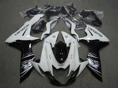 Discount 2011-2024 White Glossy Black Suzuki GSXR 600 Motorcycle Fairings Canada