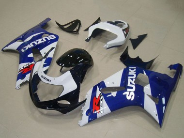 Discount 2001-2003 Blue White Suzuki GSXR 750 Motorcycle Fairings Canada