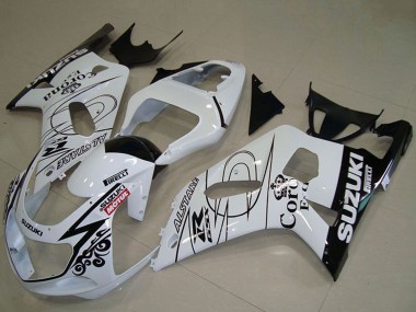 Discount 2001-2003 White Black Alstare Corona Extra Motul Suzuki GSXR 750 Motorcycle Fairings Canada