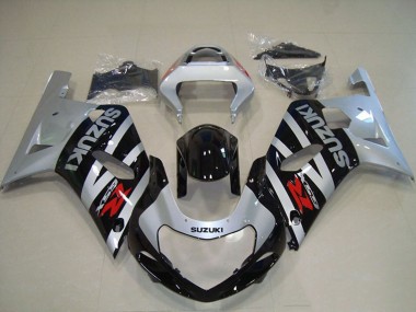 Discount 2001-2003 Silver Glossy Black Suzuki GSXR 750 Motorcycle Fairings Canada