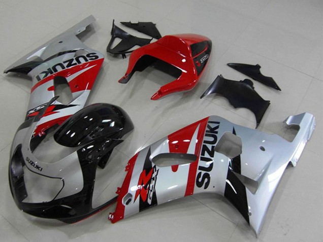 Discount 2001-2003 Red Silver Black Suzuki GSXR 750 Motorcycle Fairings Canada