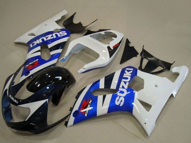 Discount 2001-2003 White Blue Glossy Black Red Suzuki GSXR 750 Motorcycle Fairings Canada