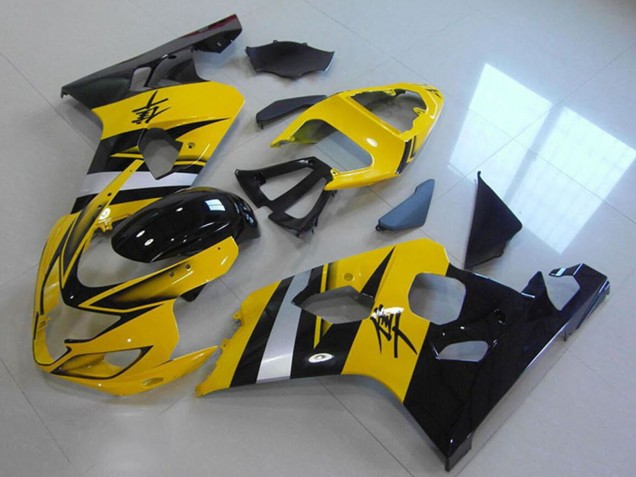 Discount 2004-2005 Yellow Silver Black Suzuki GSXR 750 Abs Motorcycle Fairings Canada