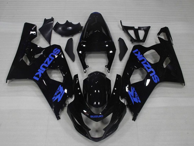 Discount 2004-2005 Glossy Black Blue Decal Suzuki GSXR 750 Motorcycle Fairings Canada