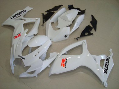 Discount 2006-2007 White Suzuki GSXR 750 Motorcycle Fairings Canada