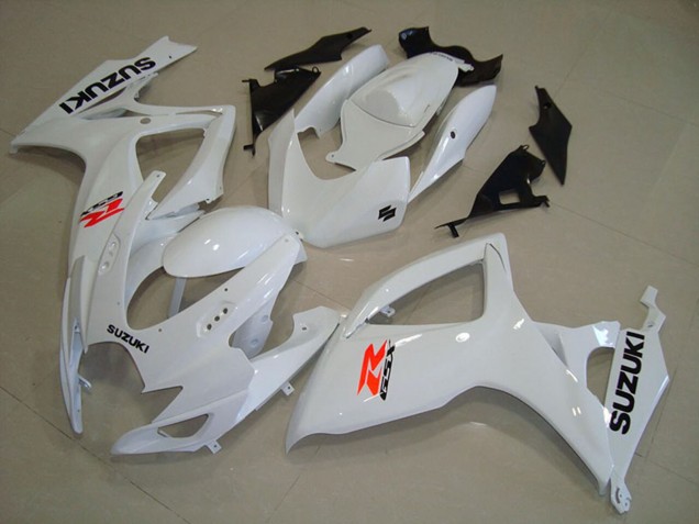 Discount 2006-2007 White Suzuki GSXR 750 Motorcycle Fairings Canada
