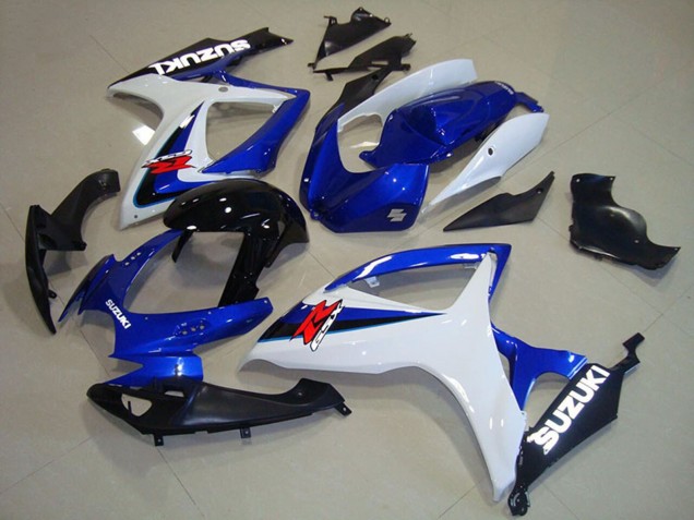 Discount 2006-2007 White Blue Glossy Black Red Suzuki GSXR 750 Motorcycle Fairings Canada