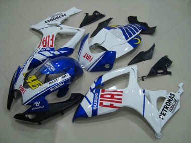 Discount 2006-2007 White Blue Red Fiat 46 Suzuki GSXR 750 Motorcycle Fairings Canada