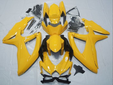 Discount 2008-2010 Yellow Suzuki GSXR 750 Motorcycle Fairings Canada