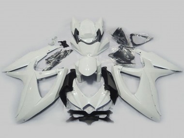 Discount 2008-2010 Pearl White Suzuki GSXR 750 Motorcycle Fairings Canada
