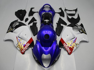 Discount 1996-2007 Blue White Suzuki GSXR 1300 Hayabusa Motorcycle Fairing Canada