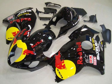 Discount 1996-2007 Glossy Black Yellow Red Bull Suzuki GSXR 1300 Hayabusa Motorcycle Fairings Canada