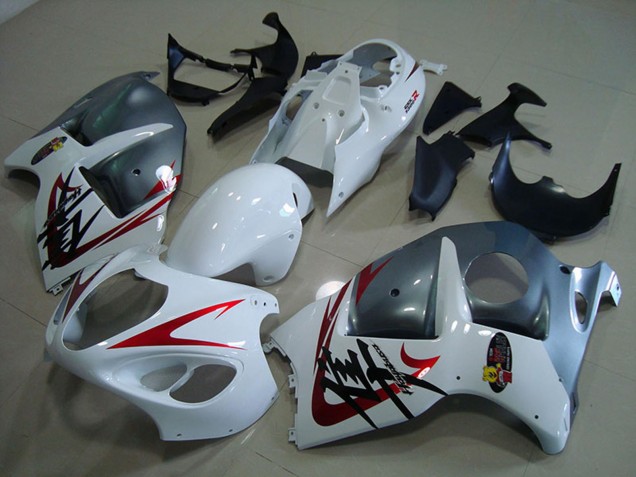 Discount 1996-2007 White Red Matte Grey Suzuki GSXR 1300 Hayabusa Motorcycle Fairings Canada