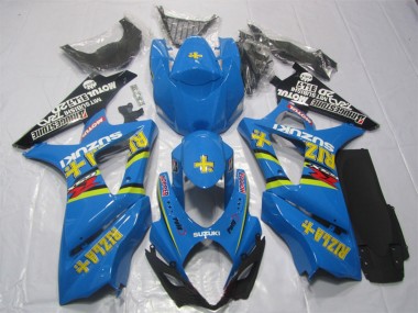 Discount 2007-2008 Blue Gold Black Rizla Suzuki GSXR 1000 Bike Fairings Canada