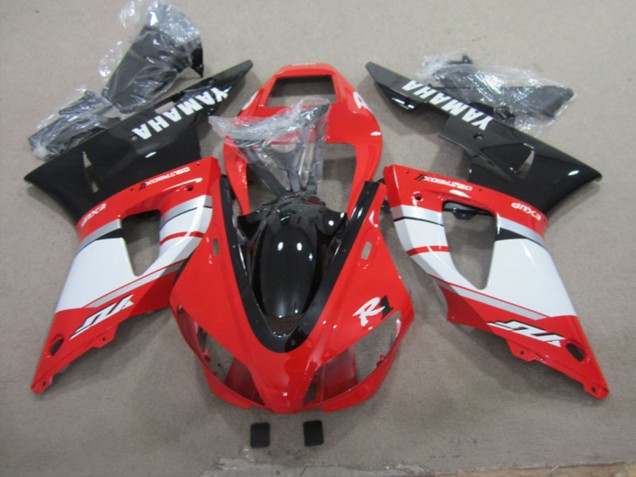 Discount 1998-1999 Red White Silver Glossy Black Yamaha YZF R1 Motorcycle Fairings Canada