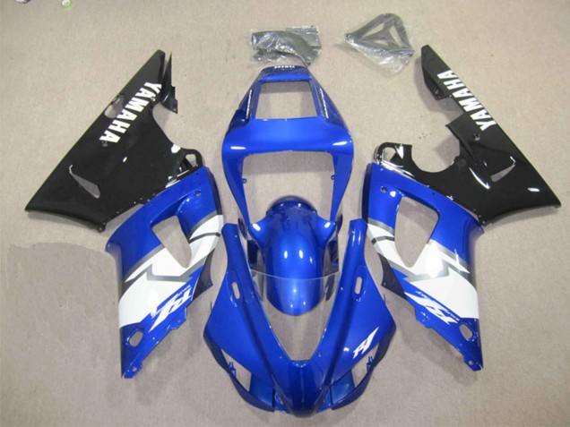 Discount 1998-1999 Blue White Glossy Black Yamaha YZF R1 Motorcycle Fairings Canada
