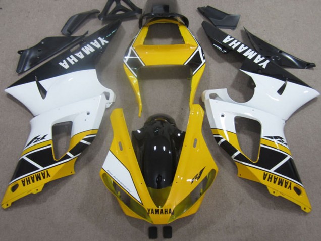 Discount 2000-2001 Yellow White Black Yamaha YZF R1 Motorcycle Fairings Canada