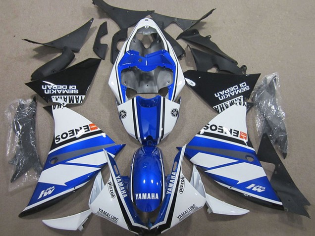 Discount 2000-2001 White Blue Black ENEOS Yamaha YZF R1 Motorcycle Fairings Canada