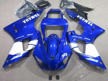 Discount 2002-2003 Blue White Yamaha YZF R1 Motorcycle Fairings Canada