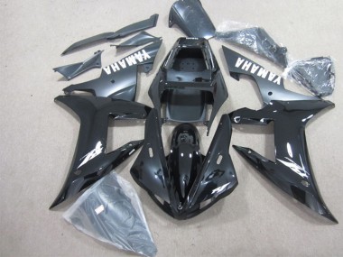 Discount 2002-2003 Glossy Black Matte Black White Yamaha YZF R1 Motorcycle Fairings Canada