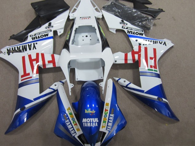 Discount 2002-2003 White Blue Red Motul Fiat Yamaha YZF R1 Motorcycle Fairing Canada