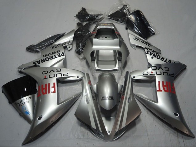 Discount 2002-2003 Silver Red Fiat Yamaha YZF R1 Motorcycle Fairings Canada