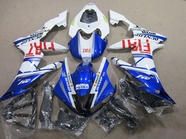 Discount 2004-2006 White Blue Motul Fiat Yamaha YZF R1 Motorcycle Fairings Canada
