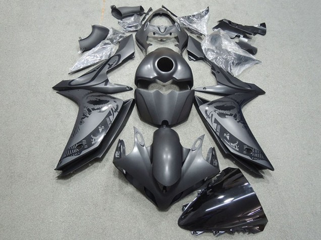Discount 2007-2008 Matte Black Yamaha YZF R1 Motorcycle Fairings Canada