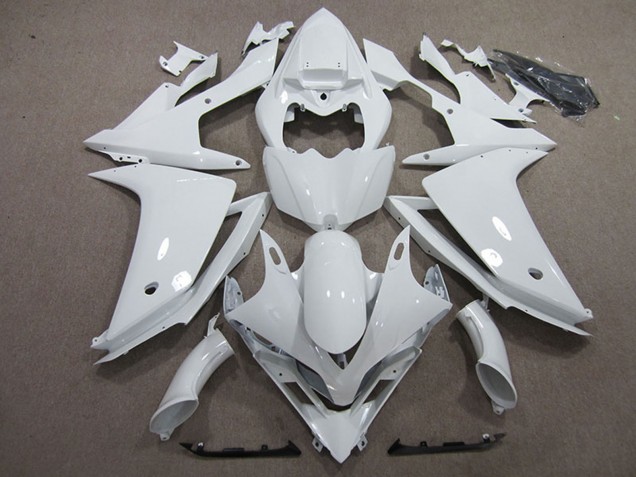 Discount 2007-2008 White Yamaha YZF R1 Motorcycle Fairings Canada