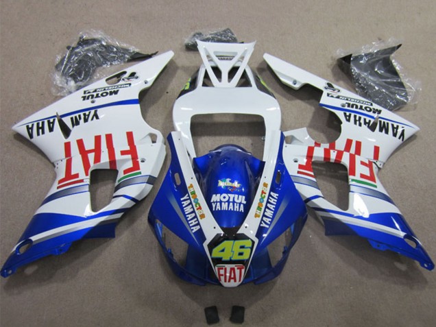 Discount 2009-2011 White Blue Red Fiat Motul Dunlop 46 Yamaha YZF R1 Motorcycle Fairings Canada