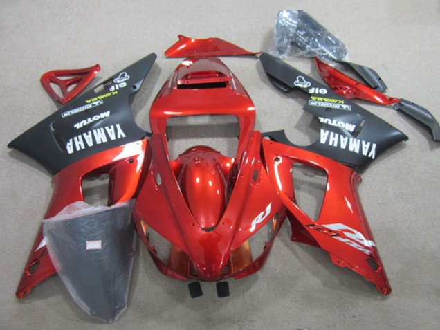 Discount 2009-2011 Red Matte Black Yamaha YZF R1 Motorcycle Fairing Canada
